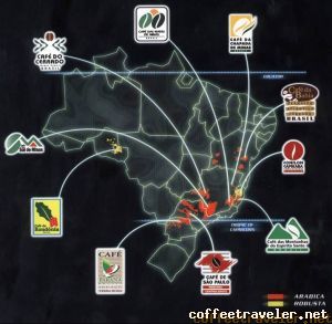 MAPA Cafes do Brasil