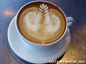 NBrown 9ozlatte FullCupRosetta